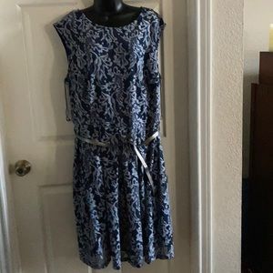 Denim Blue dress w/ belt.